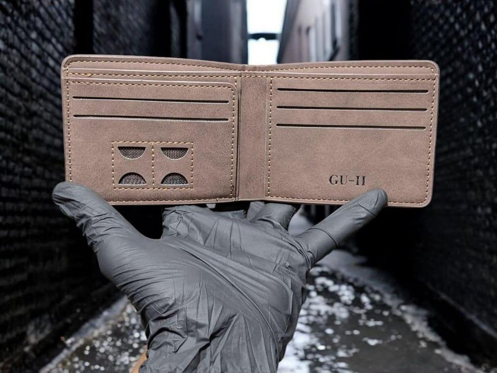 Men's Geniune Leather Wallet With subtle Logo