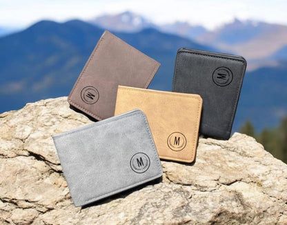 Men's Geniune Leather Wallet With subtle Logo