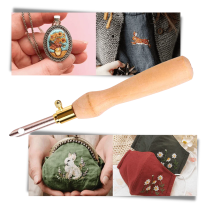 Punch Needle Embroidery Tool