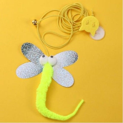 Self-Adhesive Cat Play Fishing Rod