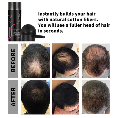 Natural hair fiber spray