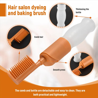 Hair Oil Brush Bottles