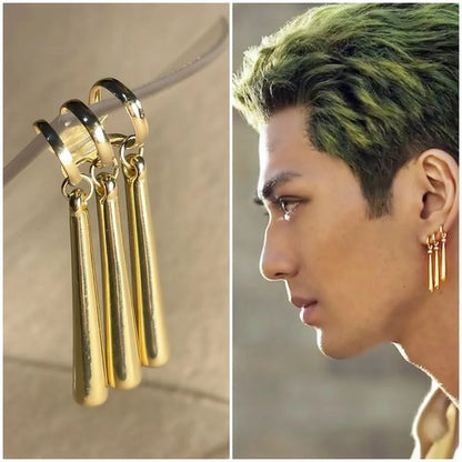 Unisex Zoro Santoryu Signature Earring