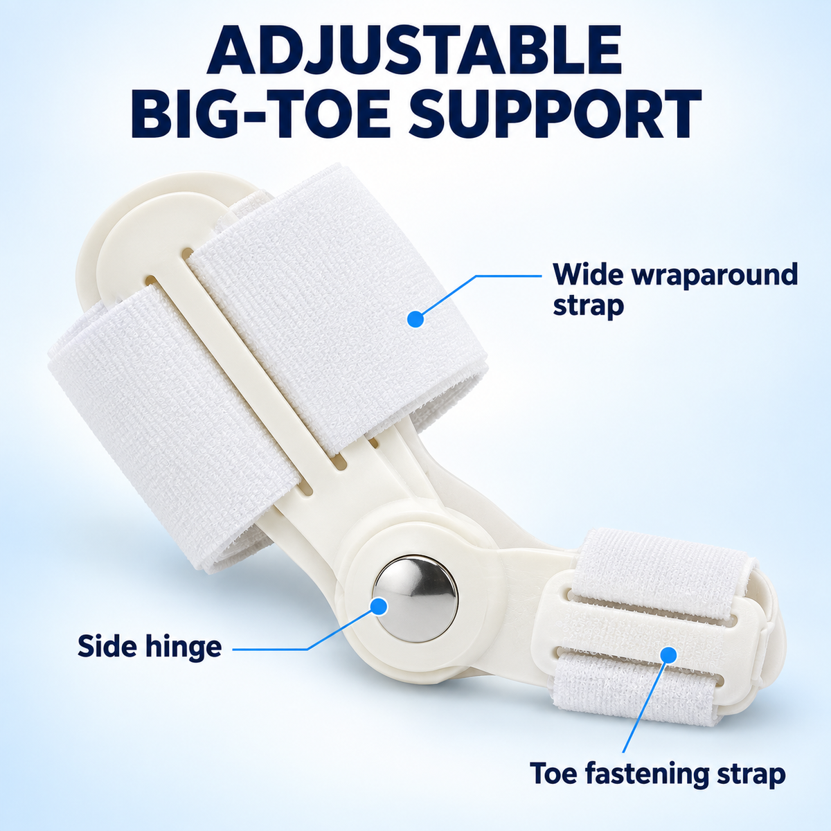 Premium Adjustable Bunion Corrector & Big Toe Alignment Brace (m)
