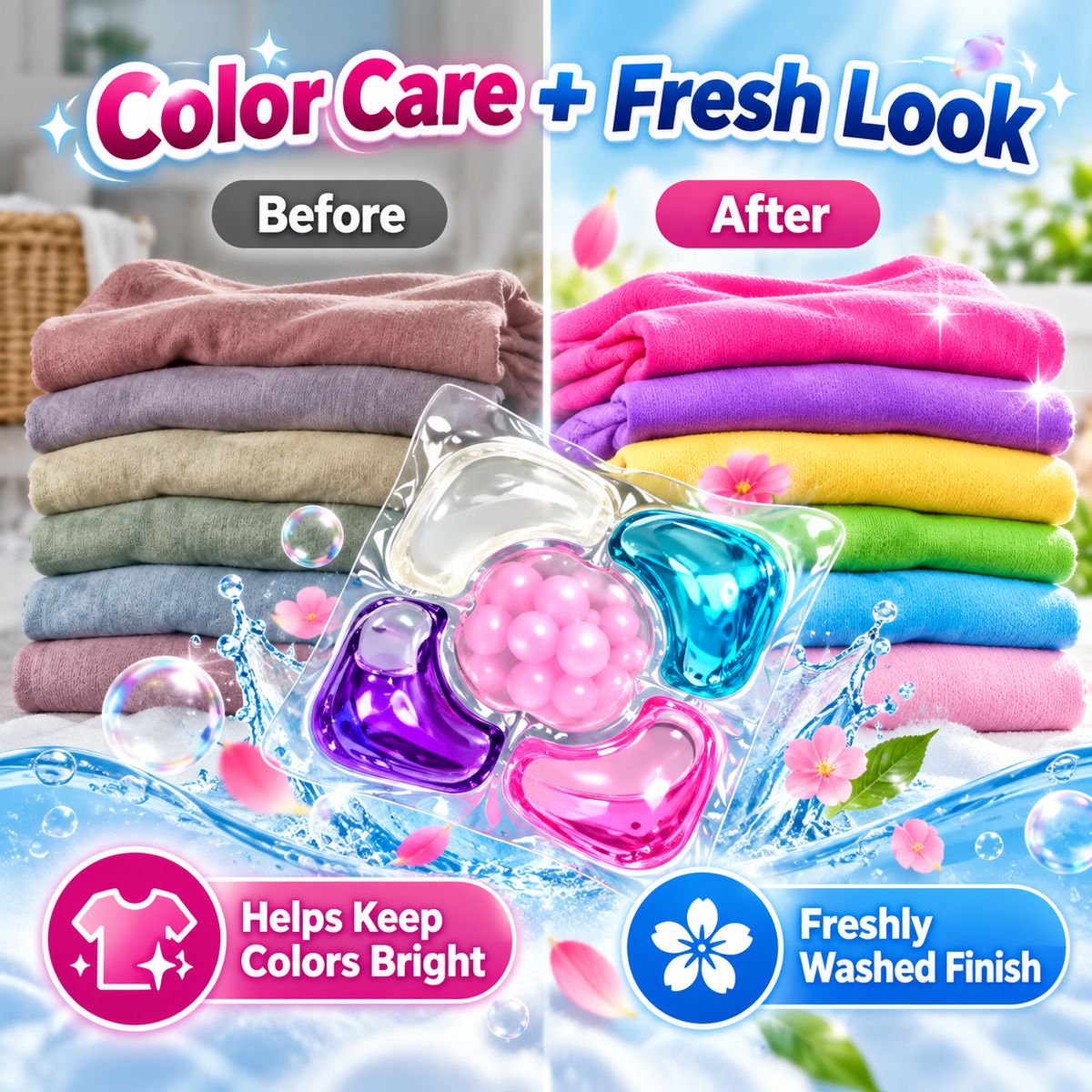 Luxury Fresh 5-in-1 Laundry Cleaning Pearls {L}