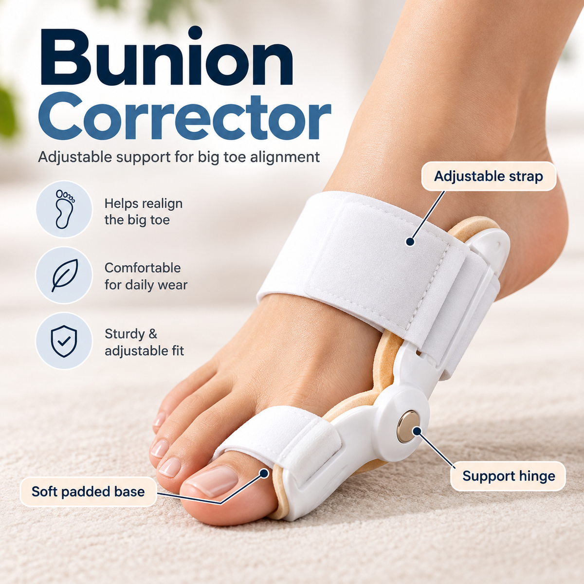 Elite Comfort Bunion Support Brace {L}