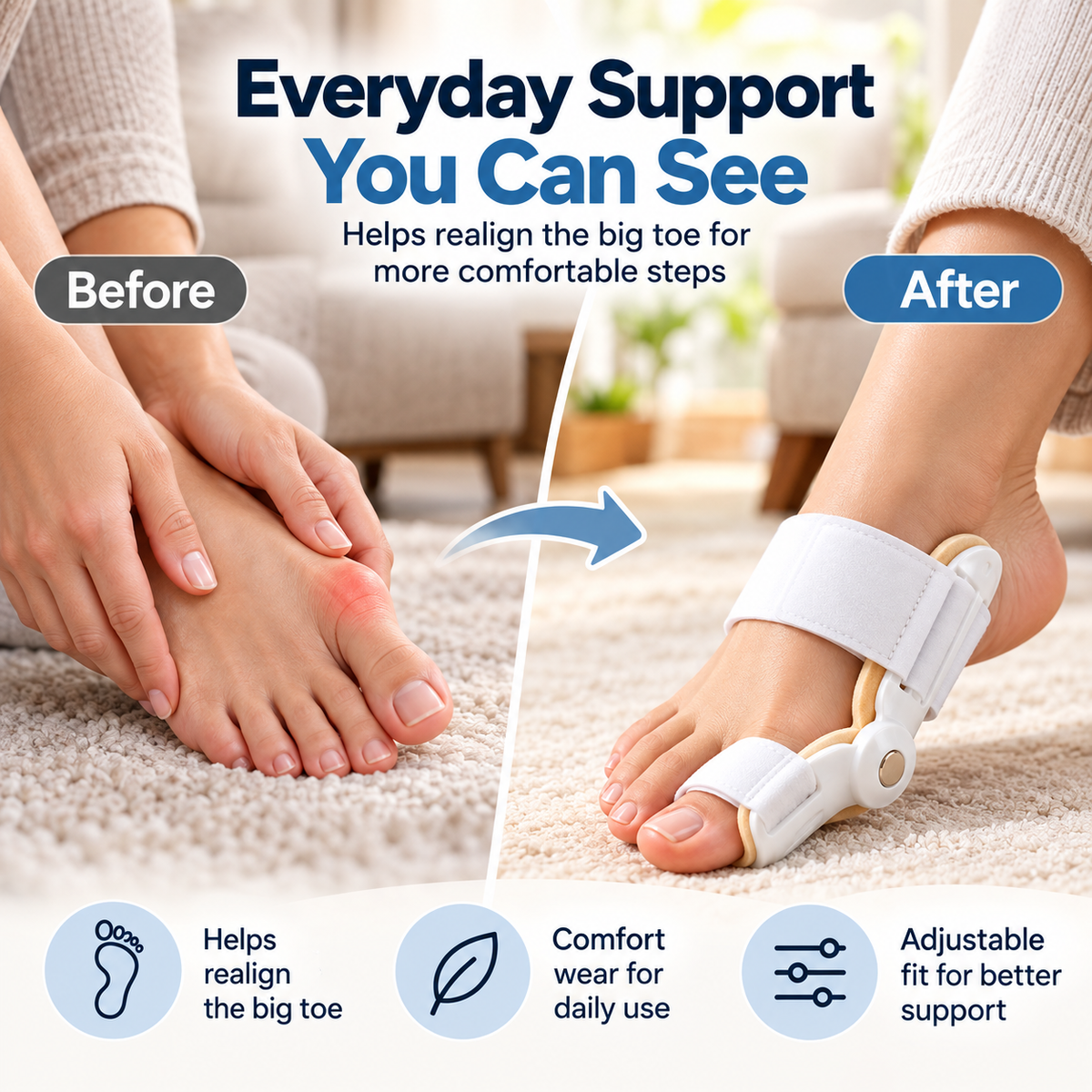 Elite Comfort Bunion Support Brace {L}