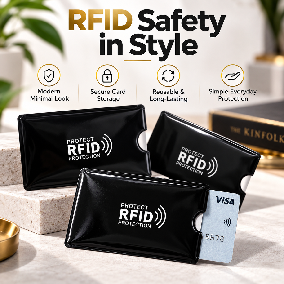 Premium RFID Blocking Card Holder {L}