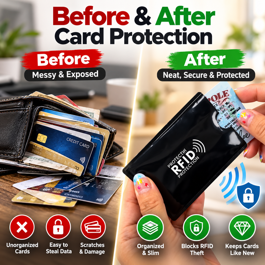 Premium RFID Blocking Card Holder {L}