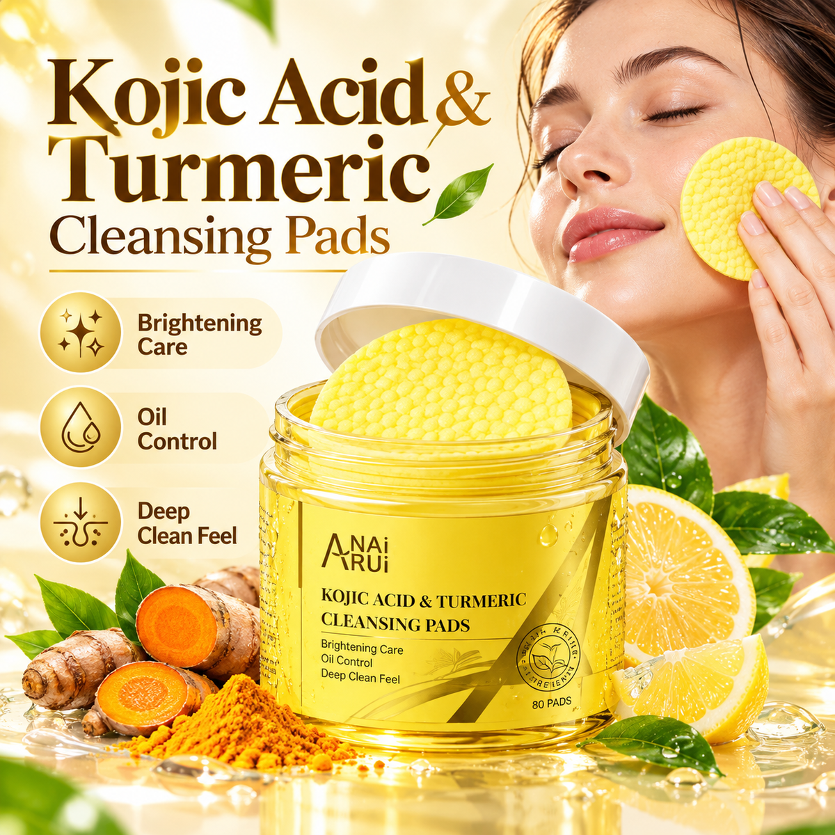 LumiGlow Brightening Cleansing Pads