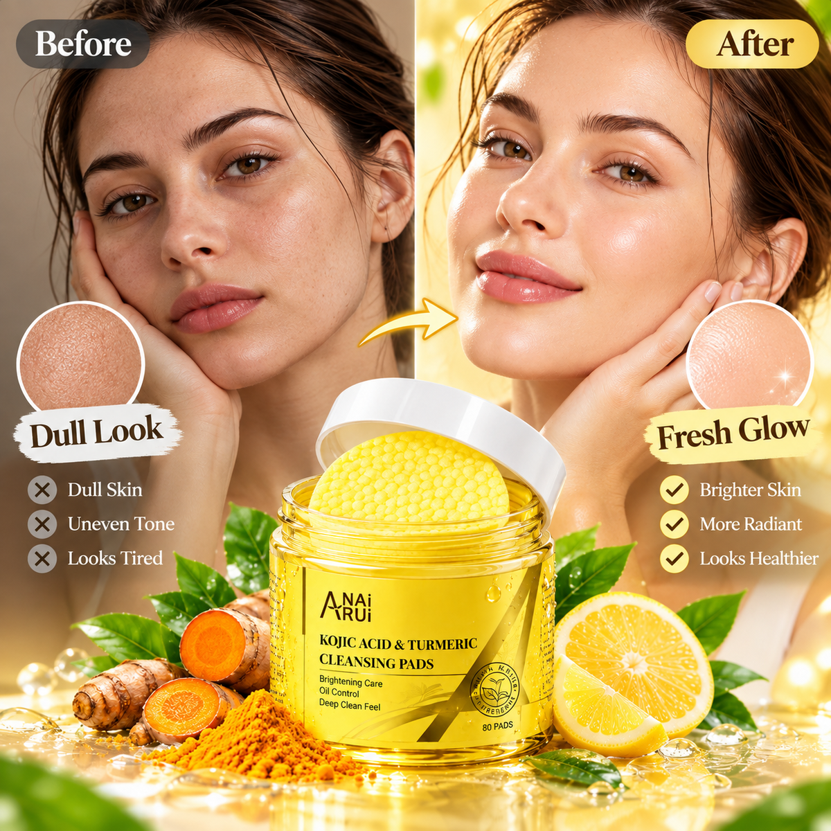 LumiGlow Brightening Cleansing Pads