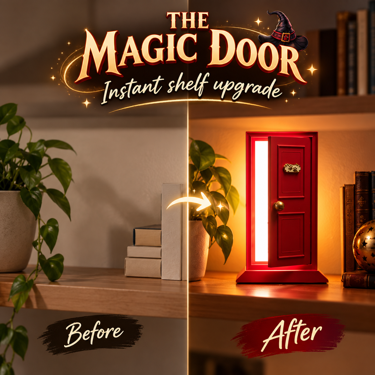 Cozy Magic Door Night Lamp