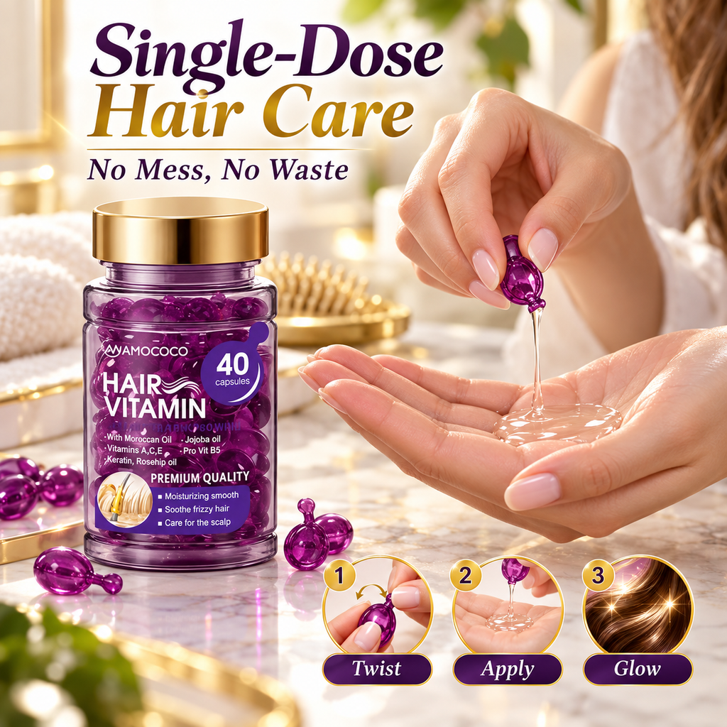 SilkyGlow Hair Serum Capsules (m)