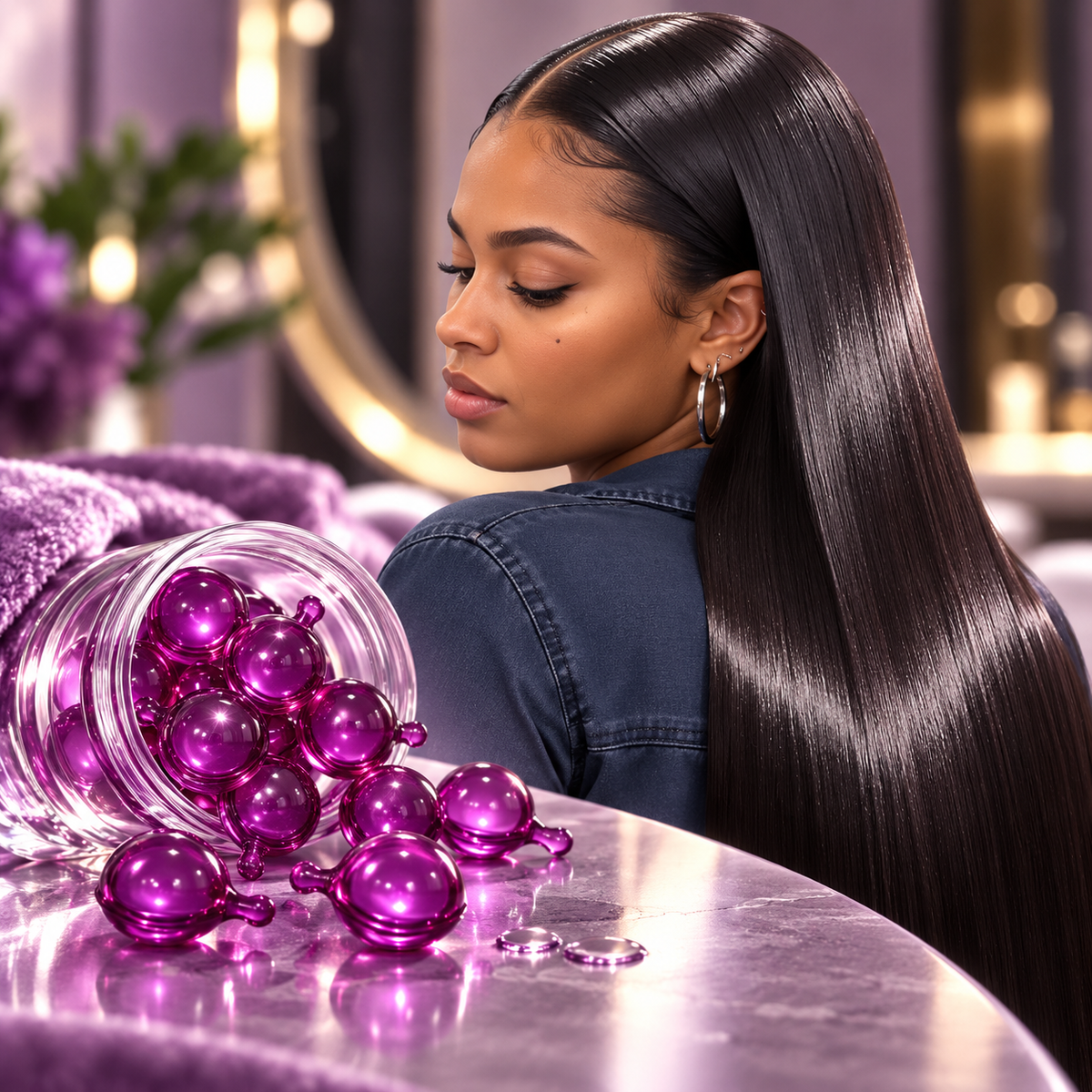Royal Silk 5-in-1 Hair Serum Capsules