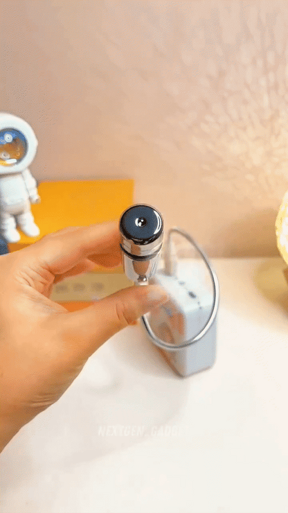 USB Clock Fan with Real Time Clock and Temperature