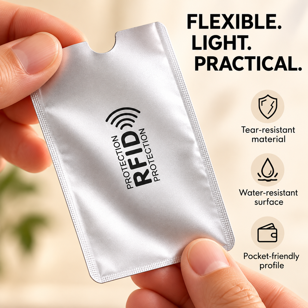Premium Anti-Theft RFID Blocking Card Protection Sleeves(m)