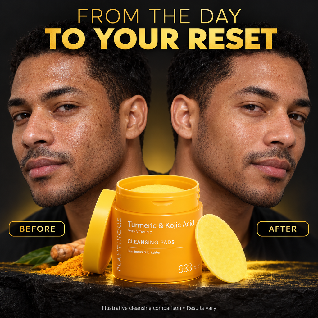 Luxury Turmeric & Kojic Acid Brightening Cleansing Pads with Vitamin C (m)