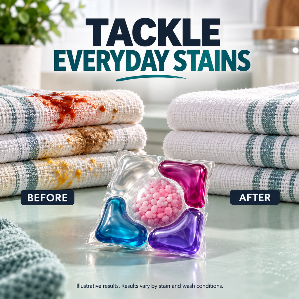 5-in-1 Deep Cleaning & Long-Lasting Freshness Laundry Pods(m)