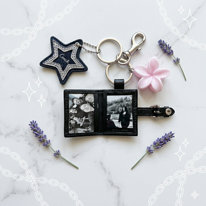 Vintage Couch Photo charm Keychain
