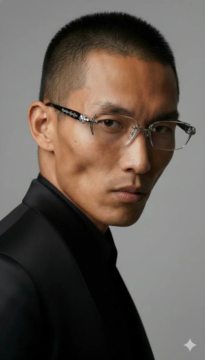 Astra Unisex Rimless UV Shield glasses