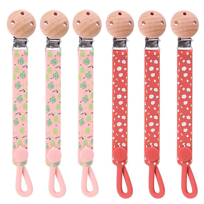 Baby Pacifier Holder Silicone Clip