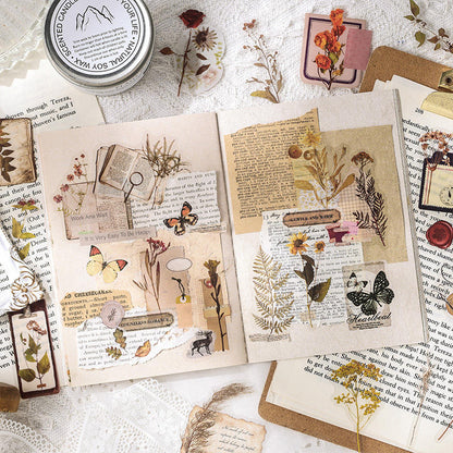 The Nostalgia Vintage Sticker Book