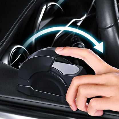 Windproof Car Ashtray With Blue LED Light