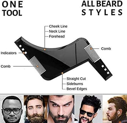Beard Shaping Template