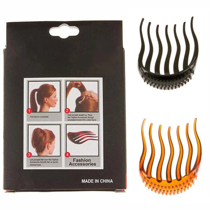 Women Fluffy Styling Hair Comb Clip (PACK OF 2)