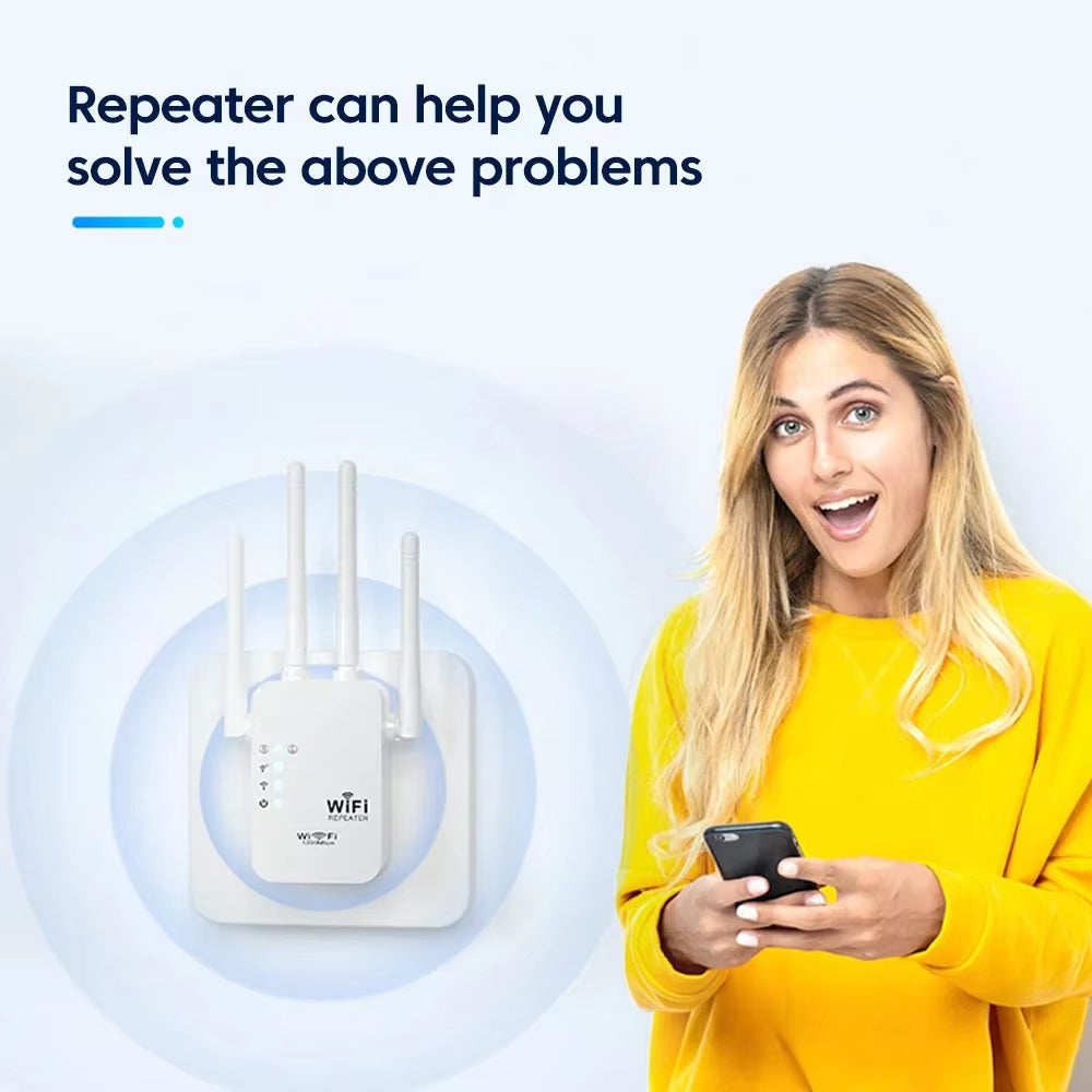 1200Mbps Wireless Repeater WiFi Router