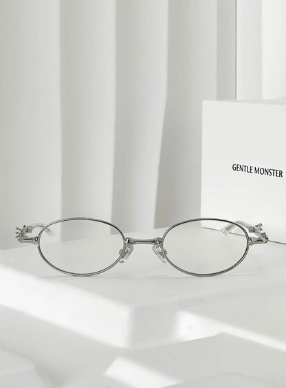 Crystal Orbit Foldable Round Glasses