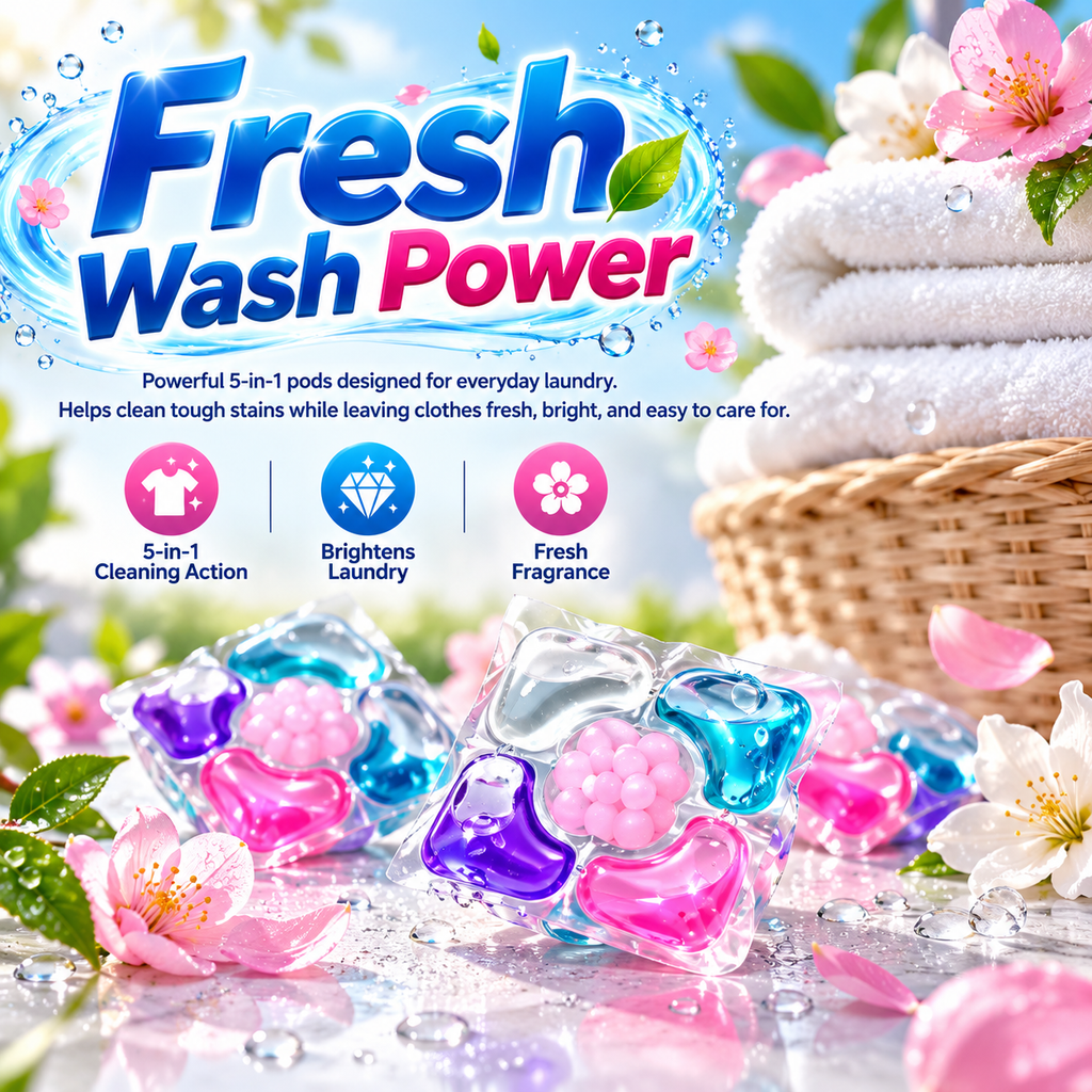Luxury Fresh 5-in-1 Laundry Cleaning Pearls {L}