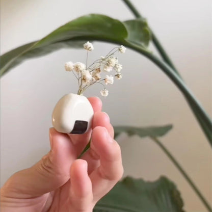 MOUGIGI ceramic rice ball mini vases