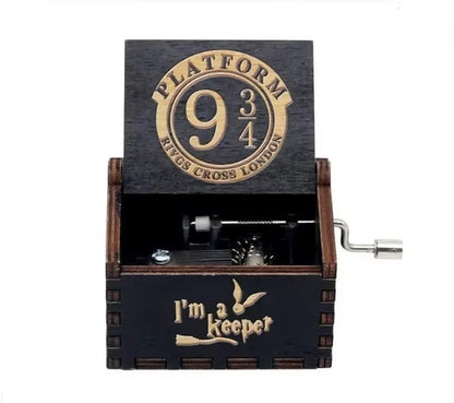 Harry Potter-themed wooden music boxe
