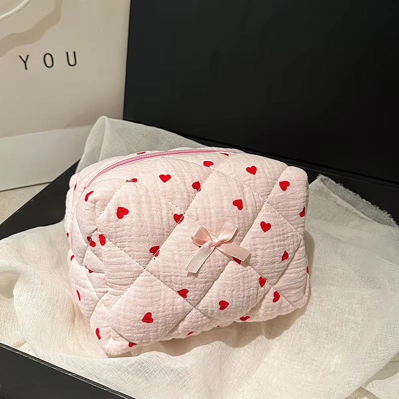 Mauve Accessories quilted  pouch🌸🩷✨